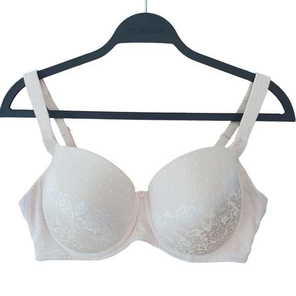 Sonoma Stunning Support Full Coverage Beige Bra Size 34DD Lingerie - Picture 1 of 6
